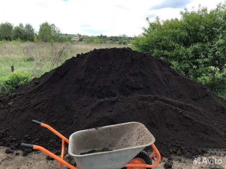 Плодородный грунт, Чернозём, Торф