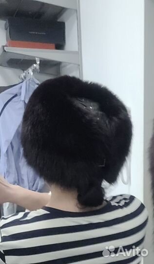 Шапка песцовая новая 56-57