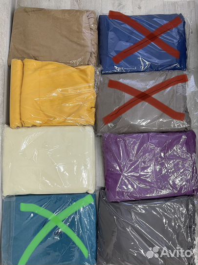 Комплект штор, ткань Блэкаут Канвас. Разные цвета