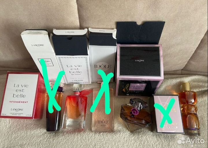 Духи chanel, YSL, lancome, givenchy, dior и др