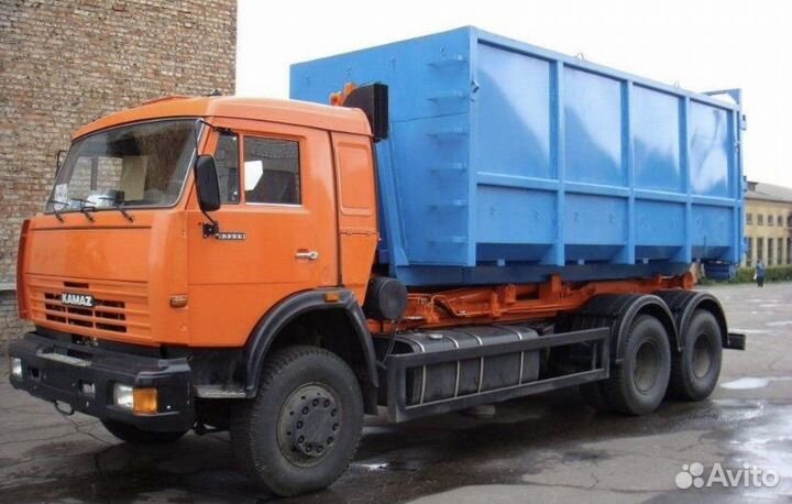 Вывоз мусора, контейнера, газель, самосвал