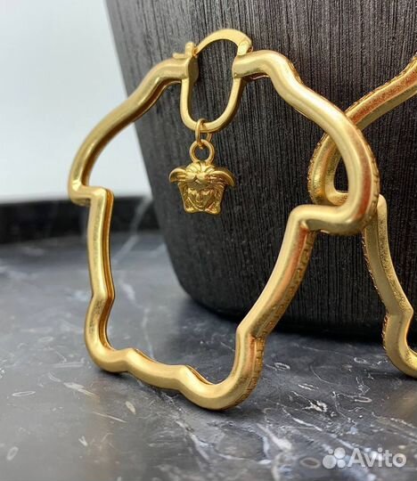 Серьги versace