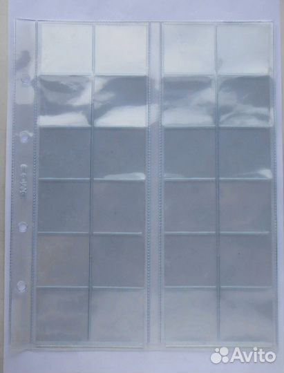 Листы для монет и банкнот, монетники