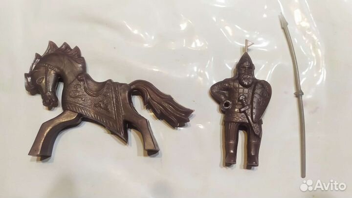 Богатырь на коне Солдатики СССР