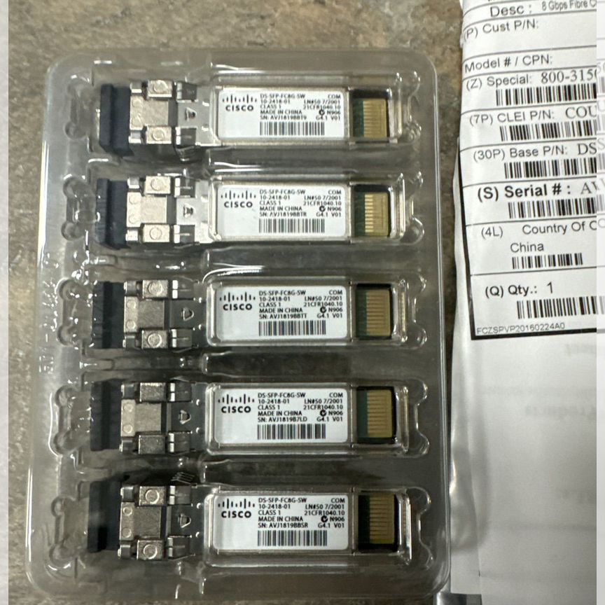[DS-SFP-FC8G-SW] Трансивер Cisco Ds-Sfp-Fc8g-Sw
