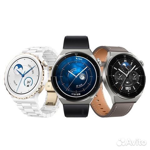 Часы Huawei Watch GT 3 Pro Чёрный / Кожа - Новые