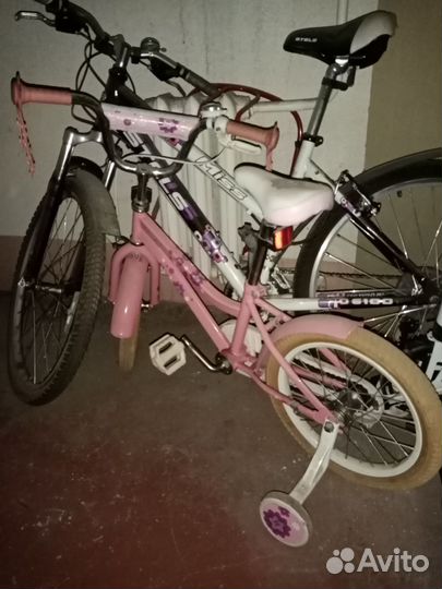 Велосипед детский. Розовый