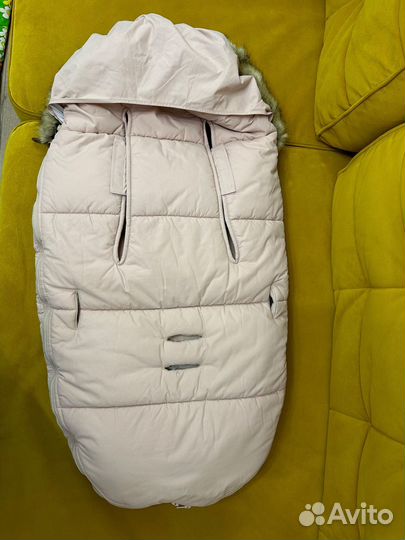 Конверт - муфта с опушкой в коляску