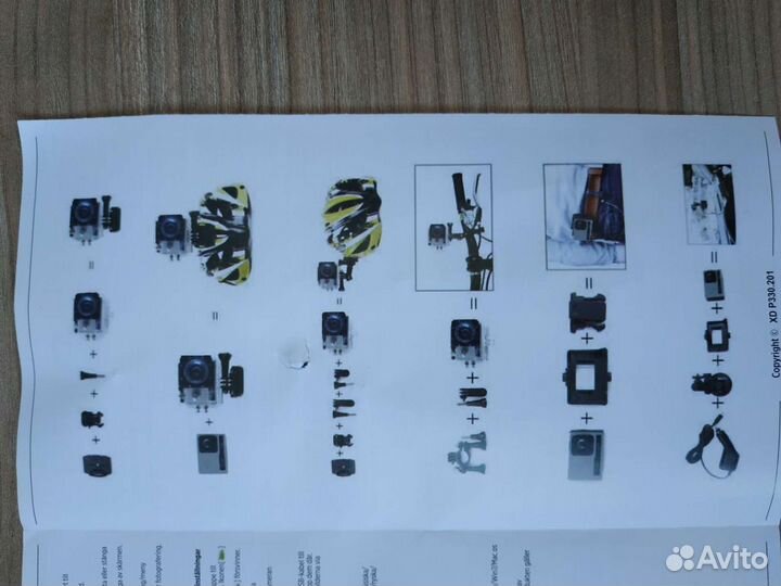 Экшн-камера Swiss Peak action set