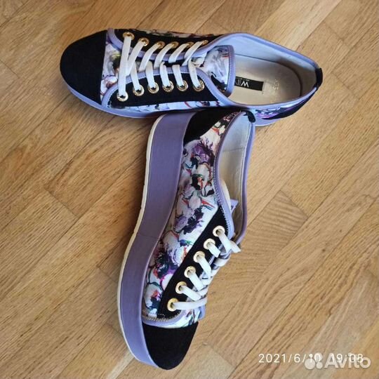 Кожаные туфли на платформе для девочки, женщины,ра