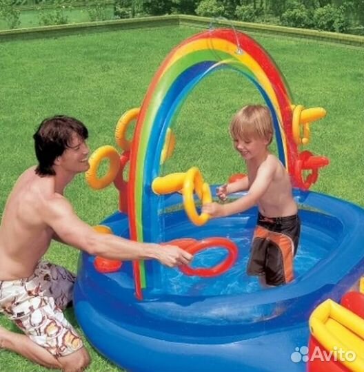 Детский водный игровой центр Intex «Радуга» 57453