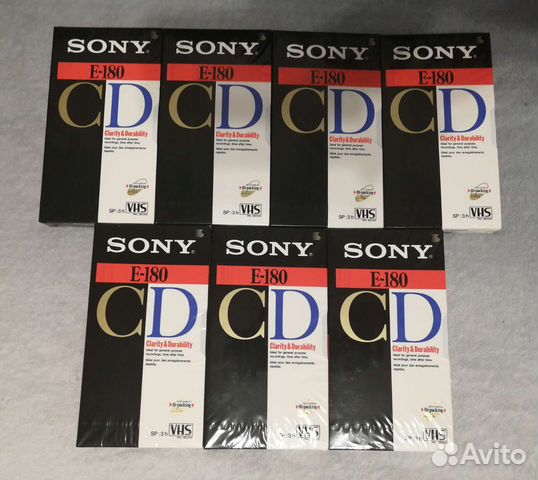 Видеокассеты с фильмами Sony, TDK