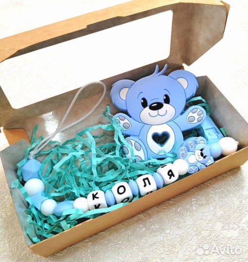 Именные держатели для сосок, грызунков, ниблера