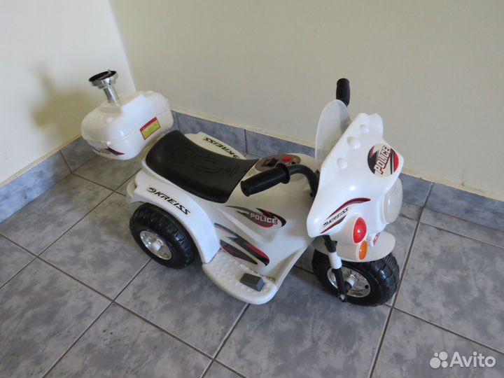 Детский электрический мотоцикл полицейский kreiss
