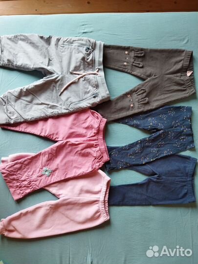 Одежда пакетом на девочку 74 80 86