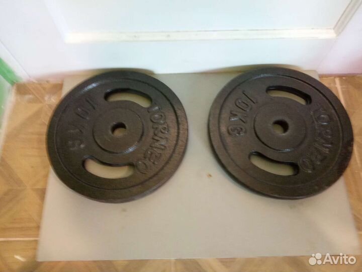 Набор штанга 50 мм, гантели, блины, ролик, эспанд