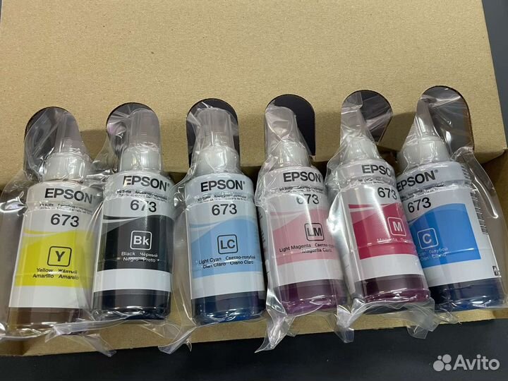 Чернила Epson оригинал L800 \ L805