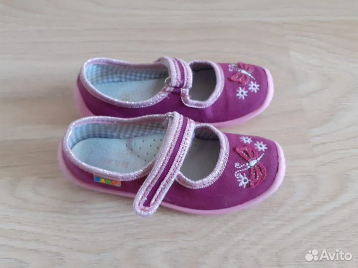 Туфли текстильные