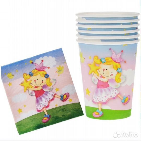 Атрибутика на День Рождения. Одноразовая посуда