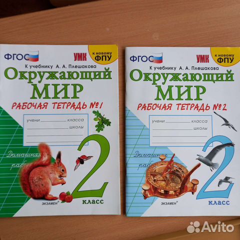 Рабочая тетрадь по окр.миру 2 класс... купить в Перми | Авито