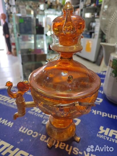 Самовар дутое стекло СССР