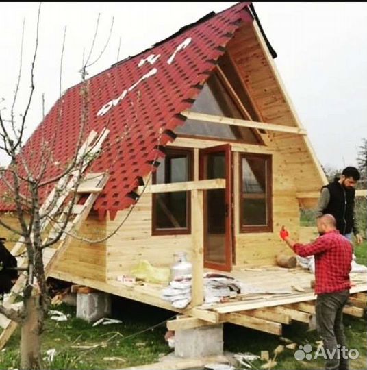 Строим каркасные дома, работа с деревом