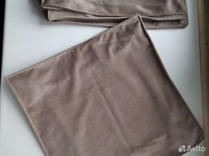 Чехлы сидушки на стулья из велюра