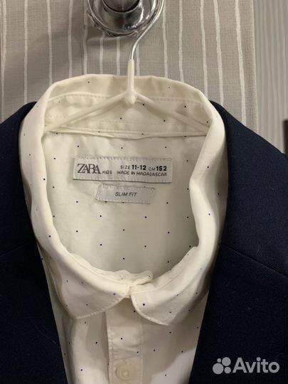 Рубашка и пиджак для мальчика 152-158 см