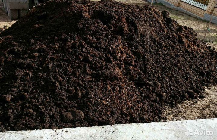 Перегной навоз в мешках