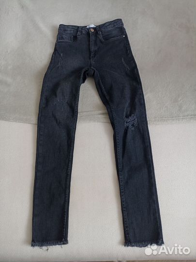 Джинсы zara на 11-12 лет, рост 152