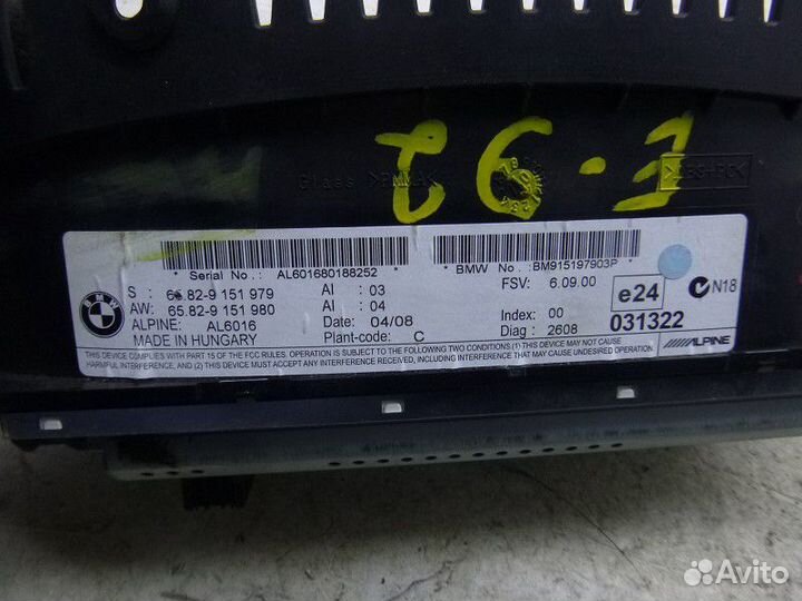 Дисплей информационный BMW E92 2006