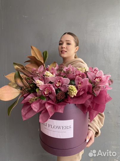 Орхидеи В Коробке с Доставкой