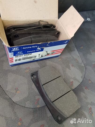 Оригинальные тормозные колодки передние на хундай