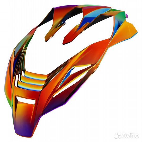 Icon Airfoil SB спойлер для шлема Airflite радужны