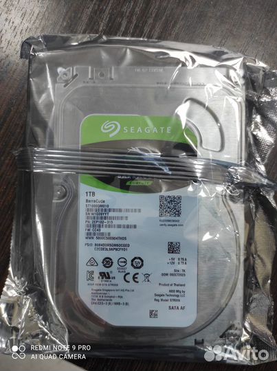 Жесткий диск 1 TB 3.5