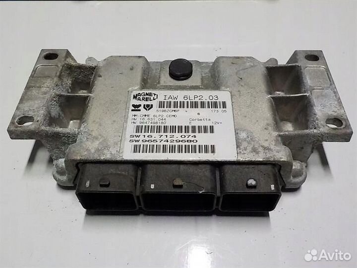 Эбу peugeot 9657429680 9647498180 IAW 6LP2.03