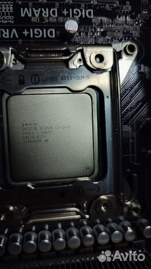 Asus P9X79 WS (LGA2011), Xeon E5-2689, 32 Гб озу