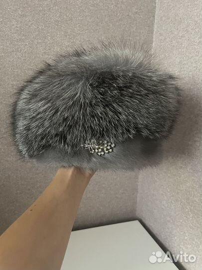 Шапка женская чернобурка