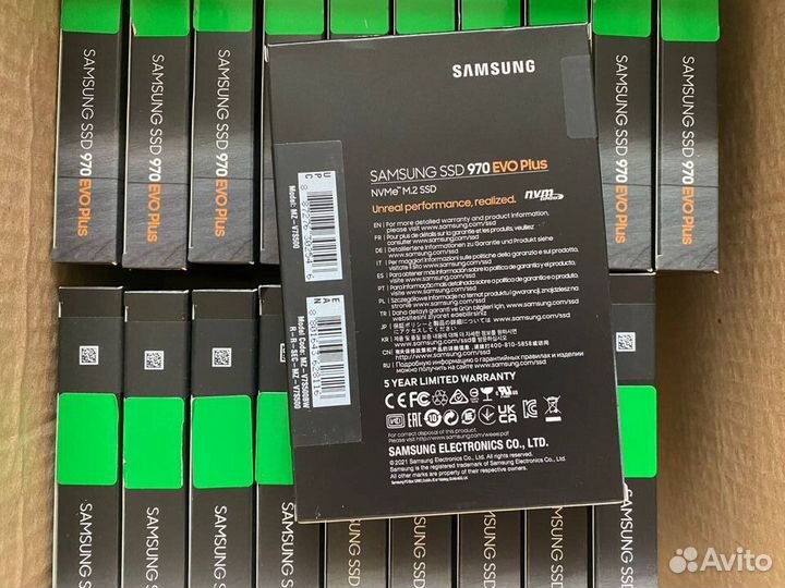 500 гб SSD M.2 накопитель Samsung 970 EVO Plus MZ
