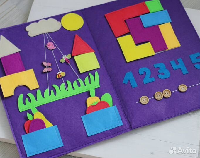 Развивающий планшет (книжка-малышка)