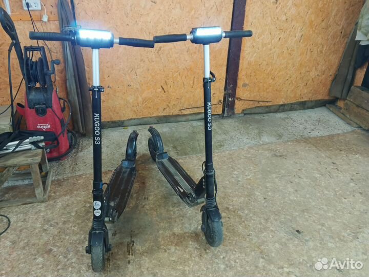 Самокат взрослый электрический бу