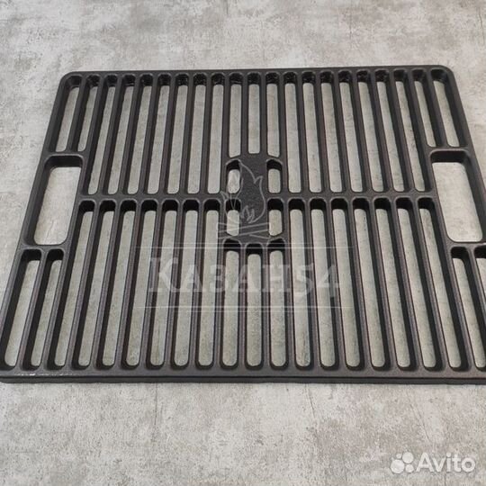 Чугунная решетка гриль 42х33 см