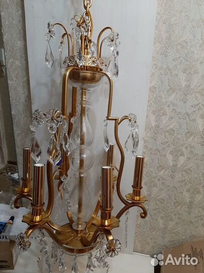 Люстра хрустальная чехия