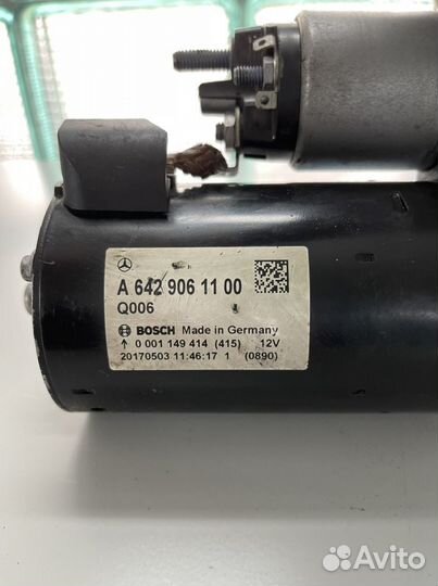 Стартер Mercedes G-class OM 642.886