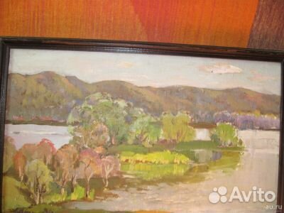 Пейзаж на холсте