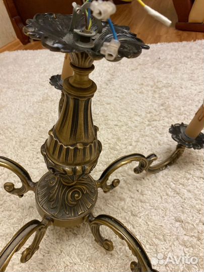 Кованная люстраСостояние отличное