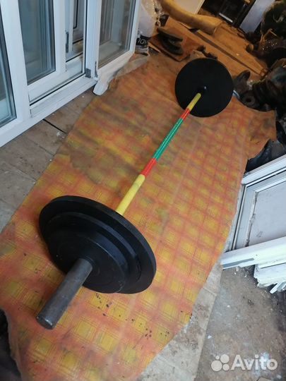 Штанга олимпийская 120 кг СССР