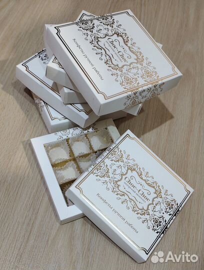 Коробка упаковка для конфет ручной работы