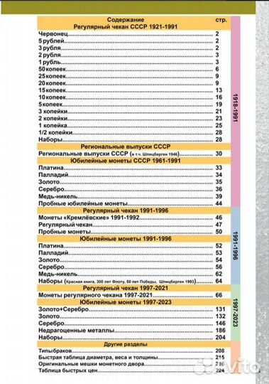 Каталог монет СССР и России