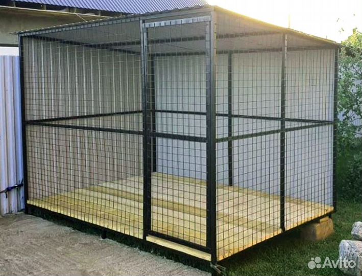Вольер для собак железный